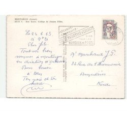 MONTARGIS: rue dorée, collège de jeunes filles vue aérienne 10x15 - état