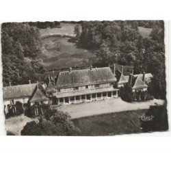 OLIVET: château de la source et le miroir (façade sud) vue aérienne 10x15 - état