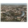 OUZOUER-sur-TREZEE: vue panoramique vue aérienne 10x15 - très bon état