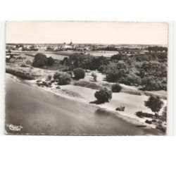 SAINT-BENOIT-sur-LOIRE: le terrain de camping vue aérienne 10x15 - état