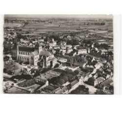 SAINT-BENOIT-sur-LOIRE: la basilique vue aérienne 10x15 - très bon état