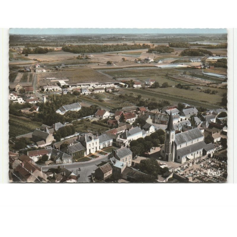 SAINT-DENIS-en-VAL: le centre vue aérienne 10x15 - état