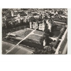 SULLY-sur-LOIRE: le château vue aérienne 10x15 - très bon état