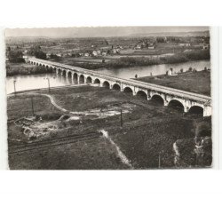 AGEN: le pont-canal sur la garonne vue aérienne 10x15 - très bon état