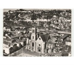 AGEN: la cathédrale saint-caprais fondée au 11e siècle vue aérienne 10x15 - très bon état