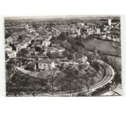 CASTILLONNES: vue générale, route de bergerac vue aérienne 10x15 - très bon état