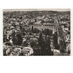 AGEN: lycée bernard palissy et jardin de jailland vue aérienne 10x15 - très bon état