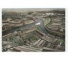 AIGUILLON: le confluent du lot et de la garonne vue aérienne 10x15 - très bon état