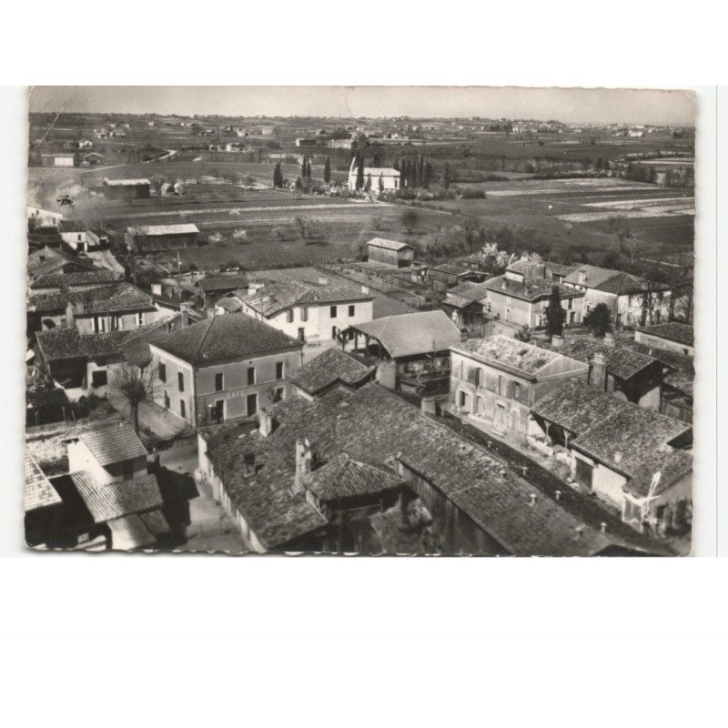 CALONGES: vue d'ensemble vue aérienne 10x15 - très bon état