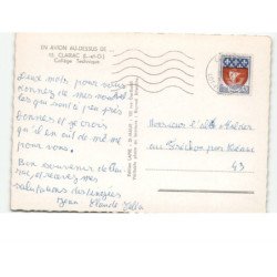 CLAIRAC: collège technique vue aérienne 10x15 - très bon état
