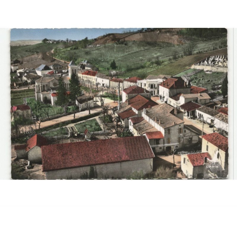 DAUSSE: vue panoramique vue aérienne 10x15 - très bon état