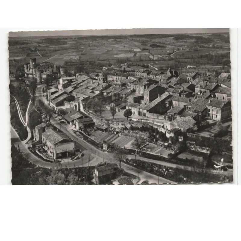 DURAS: vue générale vue aérienne 10x15 - très bon état
