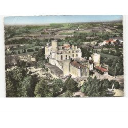 DURAS: le château du XIIe siècle vue aérienne 10x15 - état