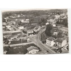 MIRAMONT-de-GUYENNE: carrefour de la patte d'oie vue aérienne 10x15 - très bon état