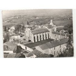 MOIRAX: l'église romane du XIe et XIIe siècle vue aérienne 10x15 - très bon état