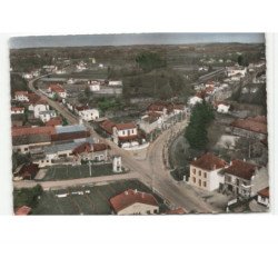 MIRAMONT: carrefour de la patte d'oie vue aérienne 10x15 - très bon état