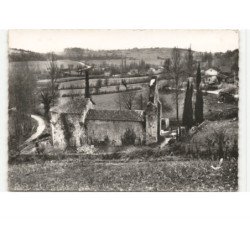 GUEYZE: la chapelle classée monument historique vue aérienne 10x15 - très bon état
