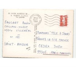 VILLEREAL: vue générale vue aérienne 10x15 - très bon état