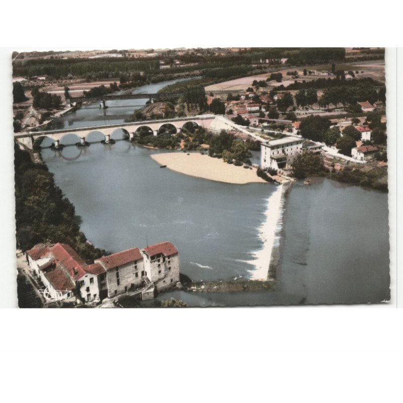 AIGUILLON: le site unique d'aiguillon-plage vue aérienne 10x15 - très bon état