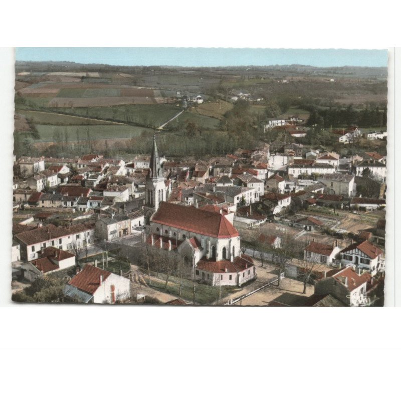 BARBASTE: vue générale vue aérienne 10x15 - très bon état
