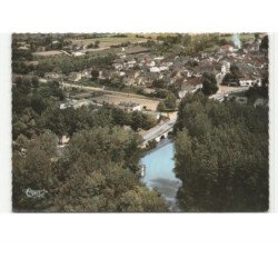 ASTAFFORT: le pont sur le gers vue aérienne 10x15 - très bon état