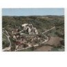 BONAGUIL: son château XVe siècle, taverne des bons enfants vue aérienne 10x15 - très bon état