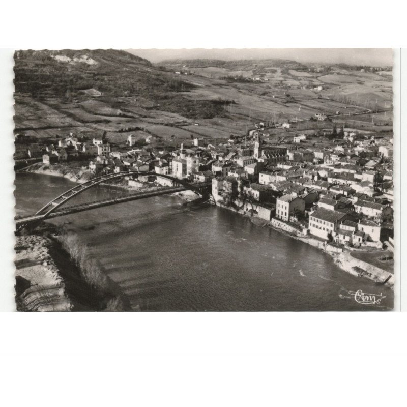 CASTELMORON-sur-LOT: vue aérienne 10x15 - très bon état