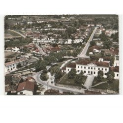 CASTELJALOUX: l'école maternelle et les villas vue aérienne 10x15 - état