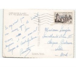 CASTELJALLOUX: vue générale vue aérienne 10x15 - état