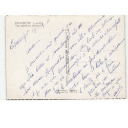 ESCASSEFORT: vue générale vue aérienne 10x15 - très bon état