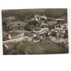 HOUEILLES: rue nationale vue aérienne 10x15 - très bon état
