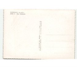 HOUEILLES: rue nationale vue aérienne 10x15 - très bon état