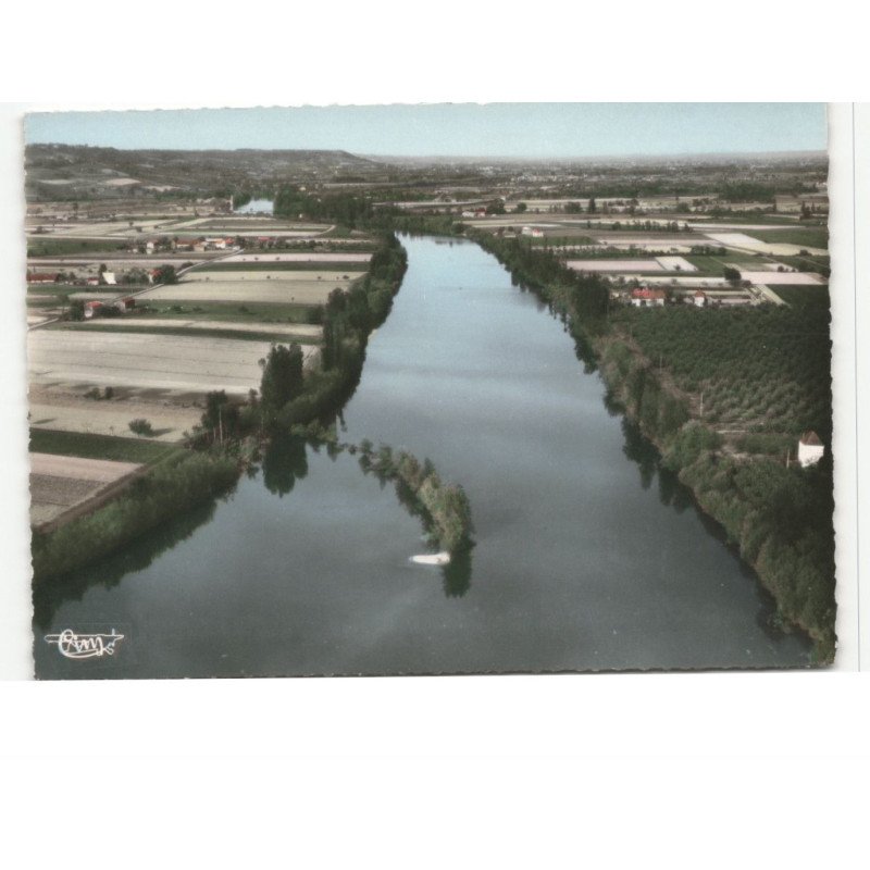 LAFITTE: vue générale vue aérienne 10x15 - très bon état