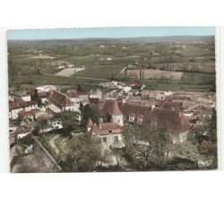 LAUZUN: vue générale vue aérienne 10x15 - très bon état