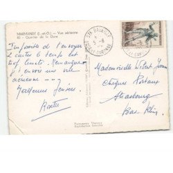 MARMANDE: quartier de la gare vue aérienne 10x15 - état