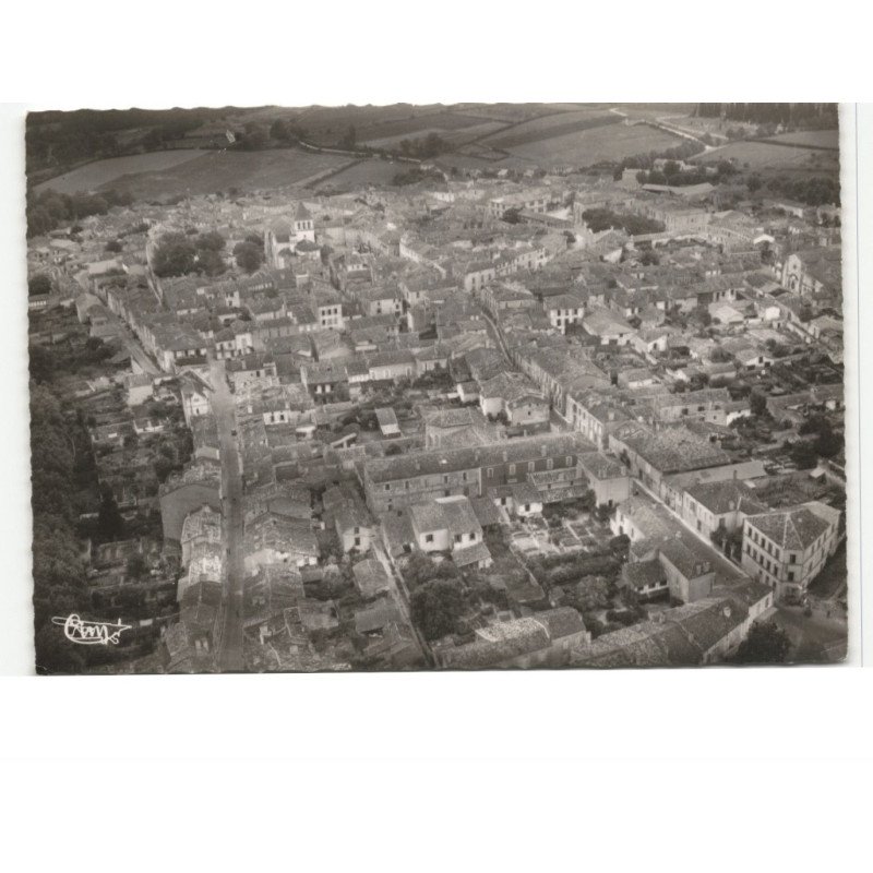 MEZIN: vue panoramique vue aérienne 10x15 - très bon état