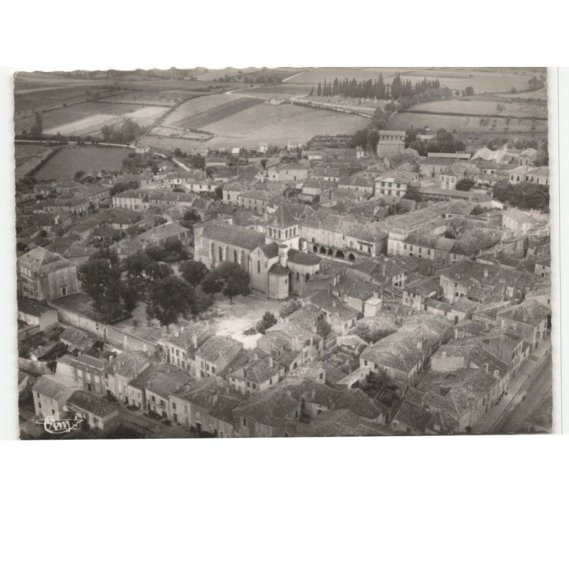 MEZIN: vue générale vue aérienne 10x15 - très bon état