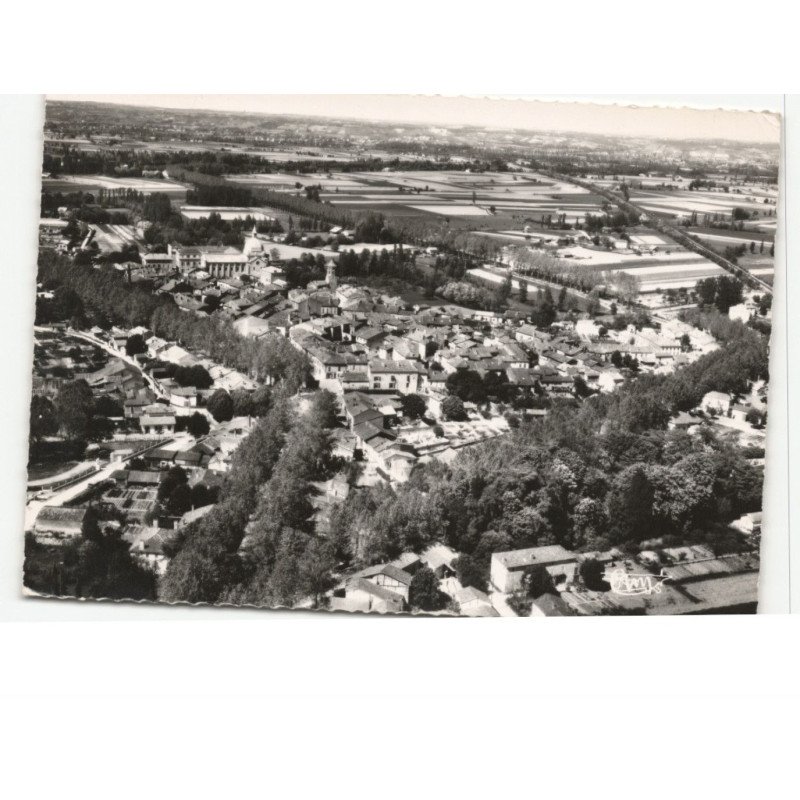 LAYRAC: vue générale, plaine de la garonne vue aérienne 10x15 - très bon état