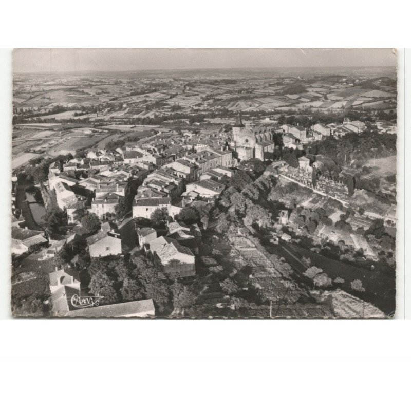 MONCLAR-D'AGENAIS: vue générale vue aérienne 10x15 - très bon état