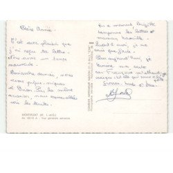 MONTPEZAT: vue générale vue aérienne 10x15 - très bon état