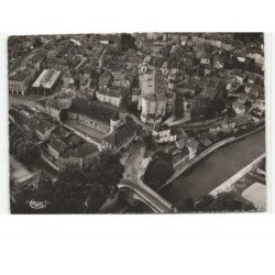 NERAC: le centre de la ville vue aérienne 10x15 - état