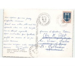 PENNE-D'AGENAIS: basilique de peyragude vue aérienne 10x15 - très bon état