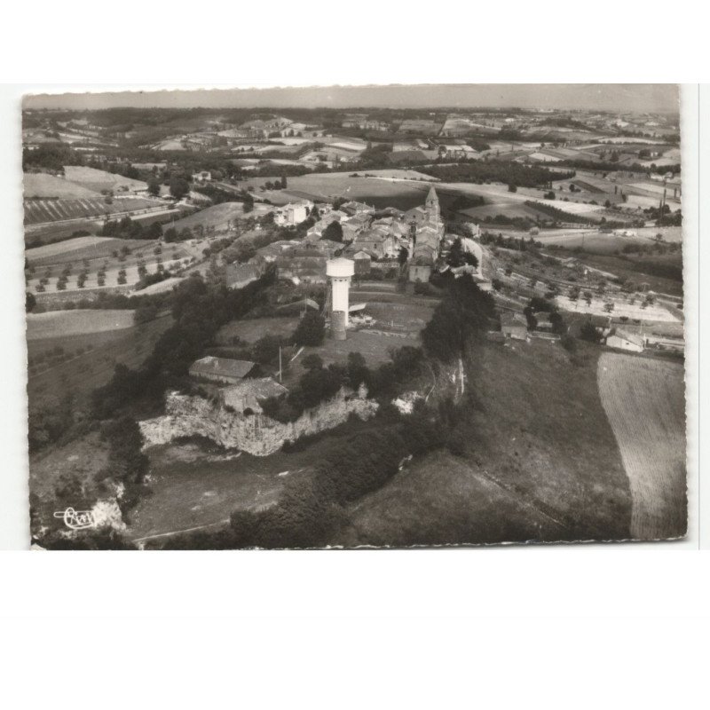 SAINT-PASTOUR: panorama vue aérienne 10x15 - très bon état