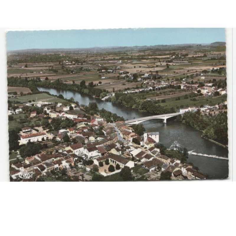 PENNE-D'AGENAIS: vue générale vue aérienne 10x15 - très bon état