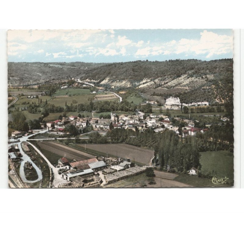 SAINT-FRONT: vue générale vue aérienne 10x15 - très bon état