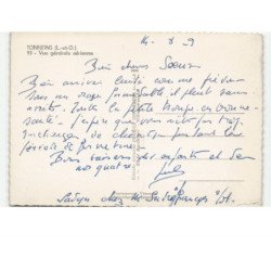 TONNEINS: vue générale vue aérienne 10x15 - très bon état