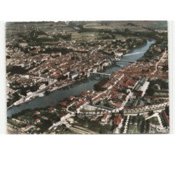 VILLENEUVE-sur-LOT: vue générale vue aérienne 10x15 - état