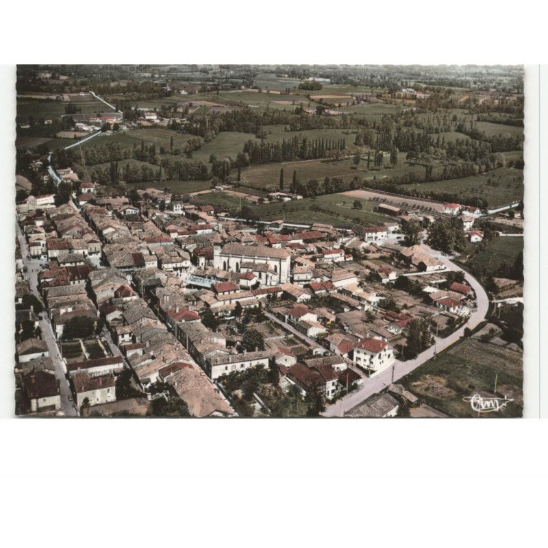 VILLEREAL: vue panoramique vue aérienne 10x15 - très bon état