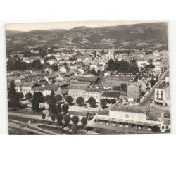 AMBERT: la gare et vue générale vue aérienne 10x15 - très bon état