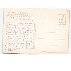 ARDES-sur-COUZE: vue générale et hôtel de la poste vue aérienne 10x15 - très bon état